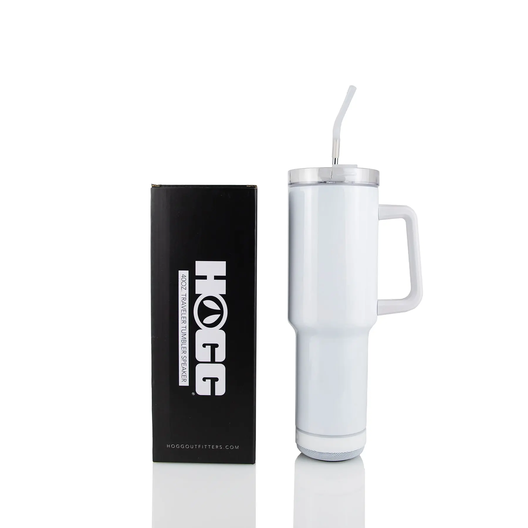 40oz Sublimatable Traveler Speaker Tumbler