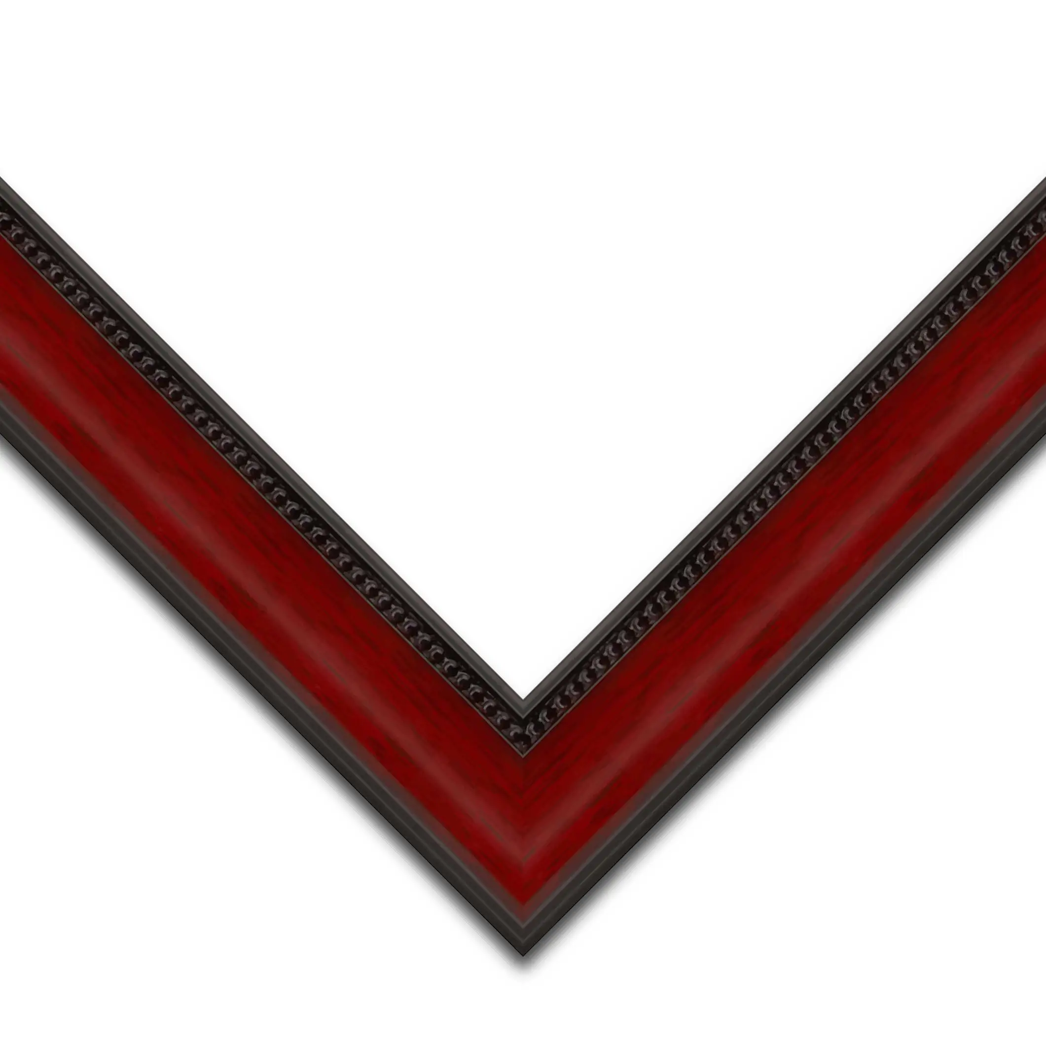 22x22 Weathered Red Picture Frame - UV Acrylic, Foam Board Backing, Hanging Hardware