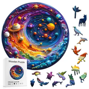 Wholesale Crystal Art Diamond Jigsaw Puzzle Diy Adults Craft 3d Wooden Animals Jigsaw Puzzle
