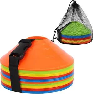 Soccer Cones 15/25/30/50 Pack with Mesh Bag & Strap-Soccer Cones for  , Football, Basketball,Running Drills-Agility Cones for Indoor and Outdoor
