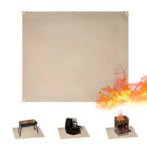 TGpao Heat-Resistant Camping Mat, High-Temp Blanket for Outdoor Cooking, BBQ, Picnic & Campfire