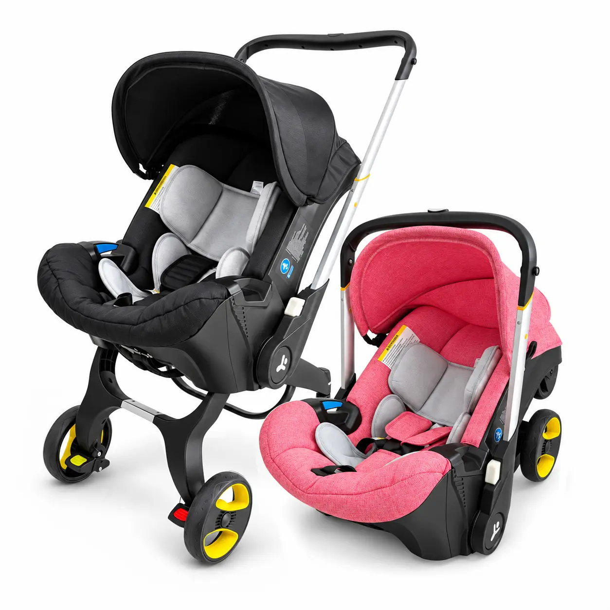 All-in-1 Convertible High-View Unisex Stroller - Latch Base-Free Baby Carriage with Reversible Seat, Sun Protection, Cooling Feature, Lightweight Foldable Folding Travel Stroller for Infants, Mother's Day Gift