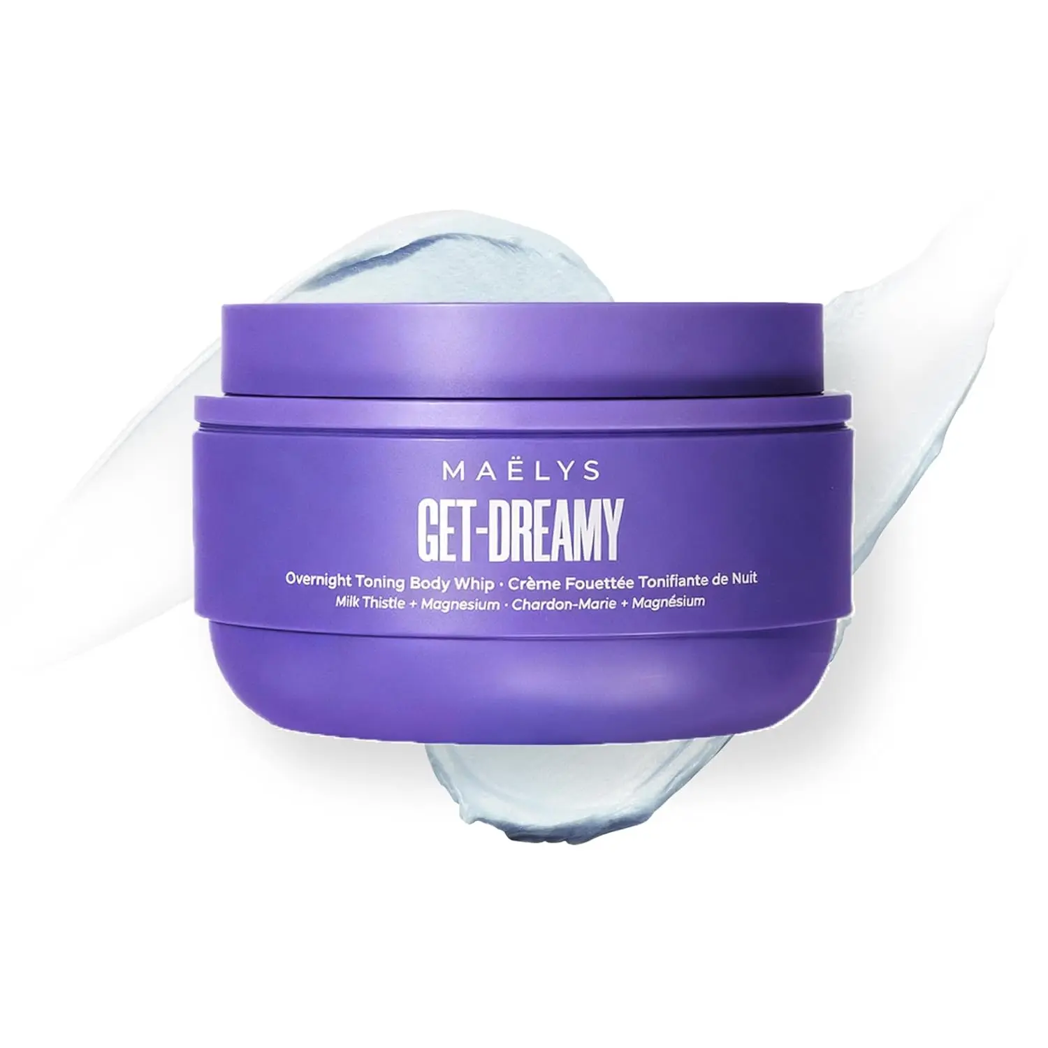 MAELYS GET-DREAMY Overnight Toning Whip - 6.8 Fl Oz Cellulite & Skin Tightening Cream with Milk Thistle, Uva-Ursi, Whipped Moisturizing Body Support