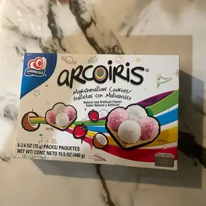 Arcoiris marshmallow cookies