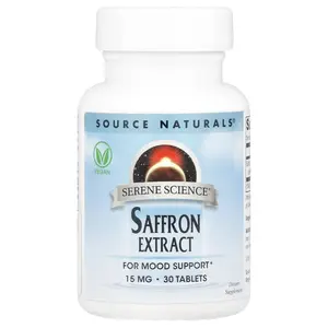 Source Naturals Serene Science®, Saffron Extract, 15 mg, 30 Tablets