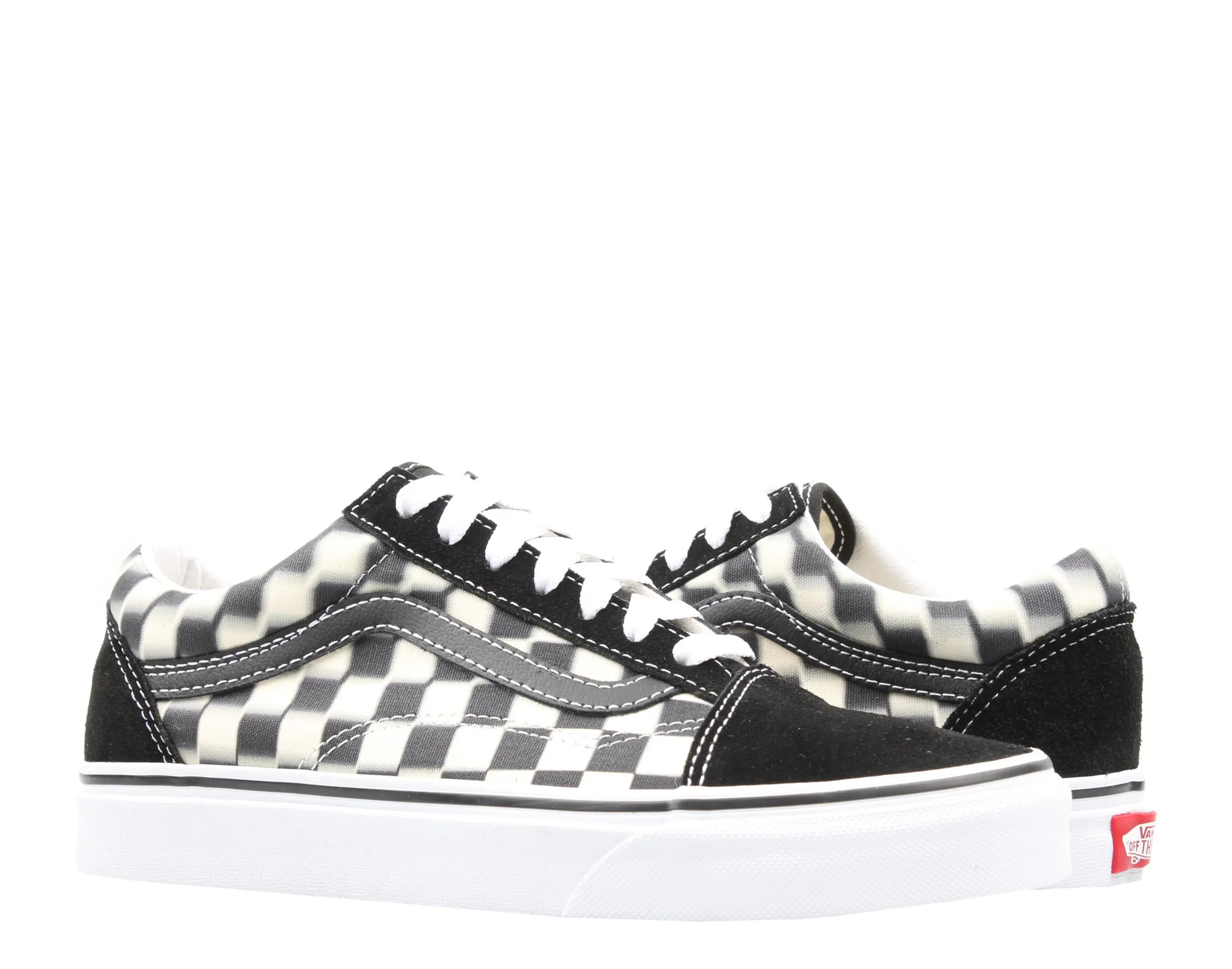 Vans Old Skool Blur Check Classic Sneaker in Black | Low-Top