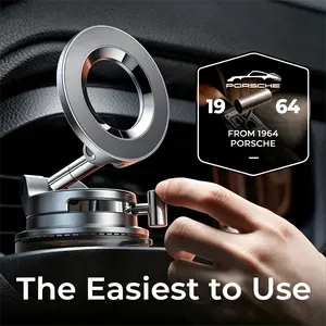 LISEN for Magsafe Car Mount, Magnetic Phone Holders for Your Car, Vacuum Phone Mount for Car Accessories for Women Men Interior Jeep BMW, SuctionPro Gifts Kits, for iPhone 17 Pro Max 16 15 14 13