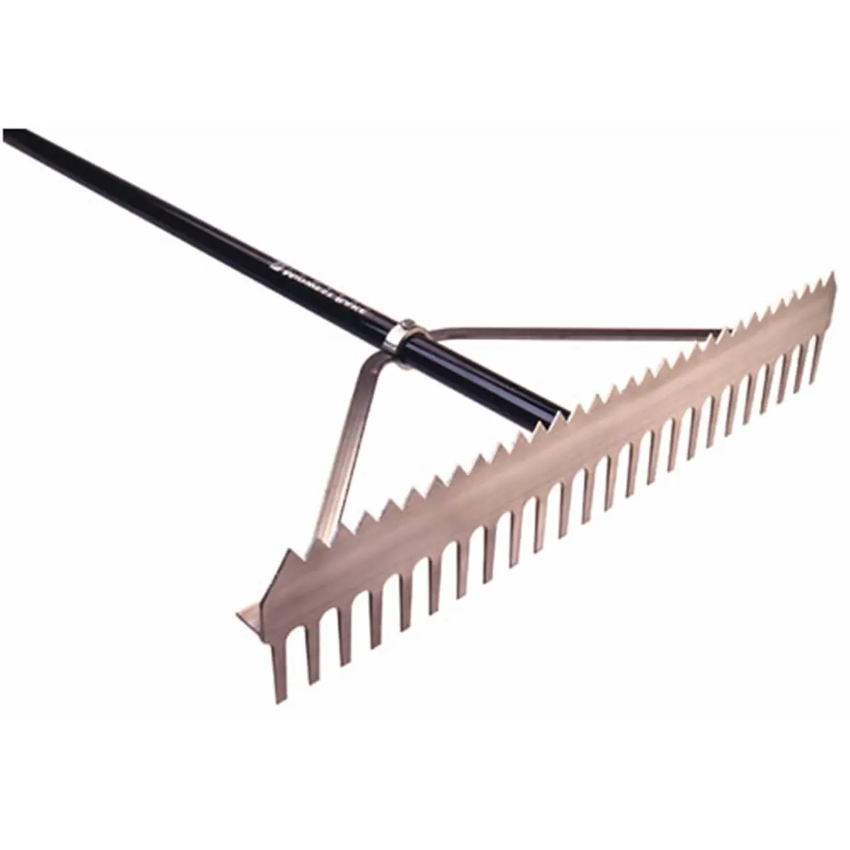 212 MAIN Double Play Aluminium Rake - Powder Coated 36" Head, Non-Slip Vinyl Grip, for Baseball Field Maintenance, Outdoor Sports