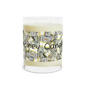 Money Scented Candle - Full Glass, 11oz