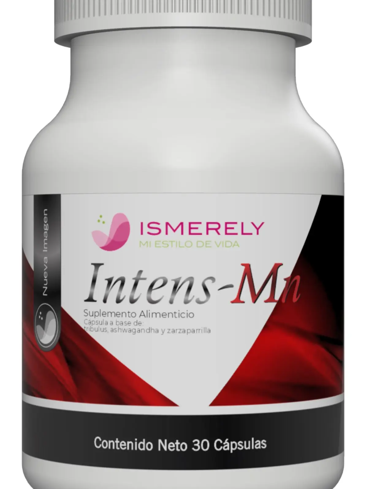 Ismerely INTENS-MN 30 Capsules - Nutritional Supplement with Ashwagandha & Zarzapamilla for Enhanced Physical & Mental Performance & Energy Boost