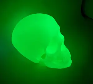 3D Printed - Human Skull (Glow in the Dark)