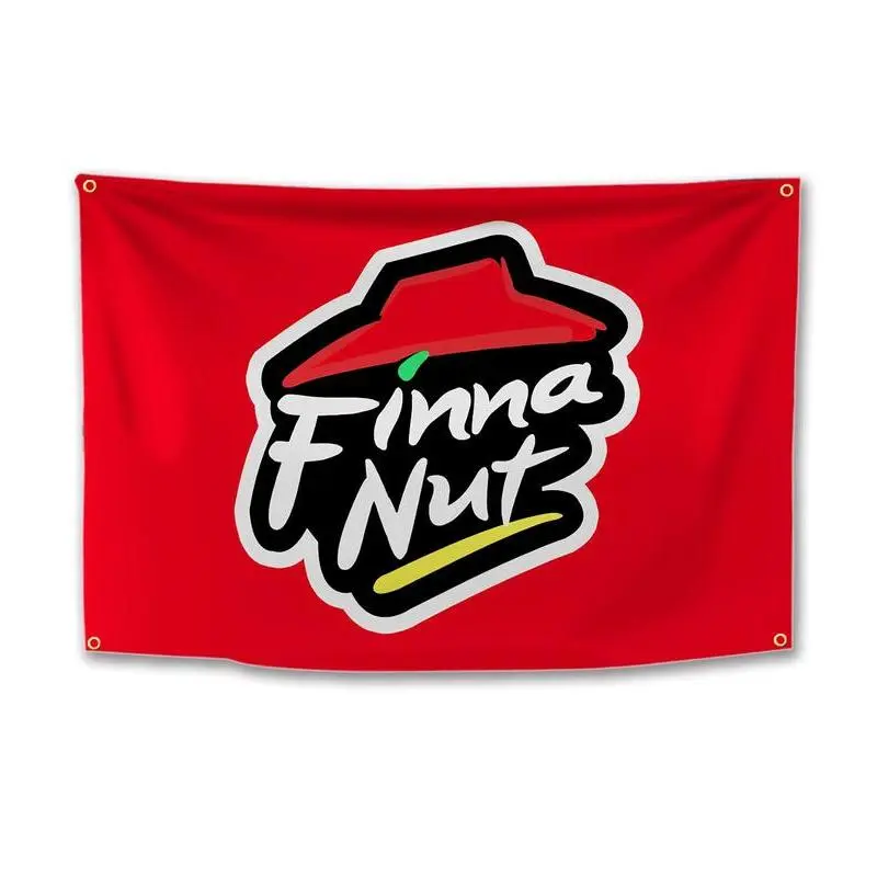Funny Finna Nut 3x5ft Premium Vibrant Color Pizza Tapestry, Indoor College Dorm Room Decor, Home Supplies, Decoration Items, Indoors