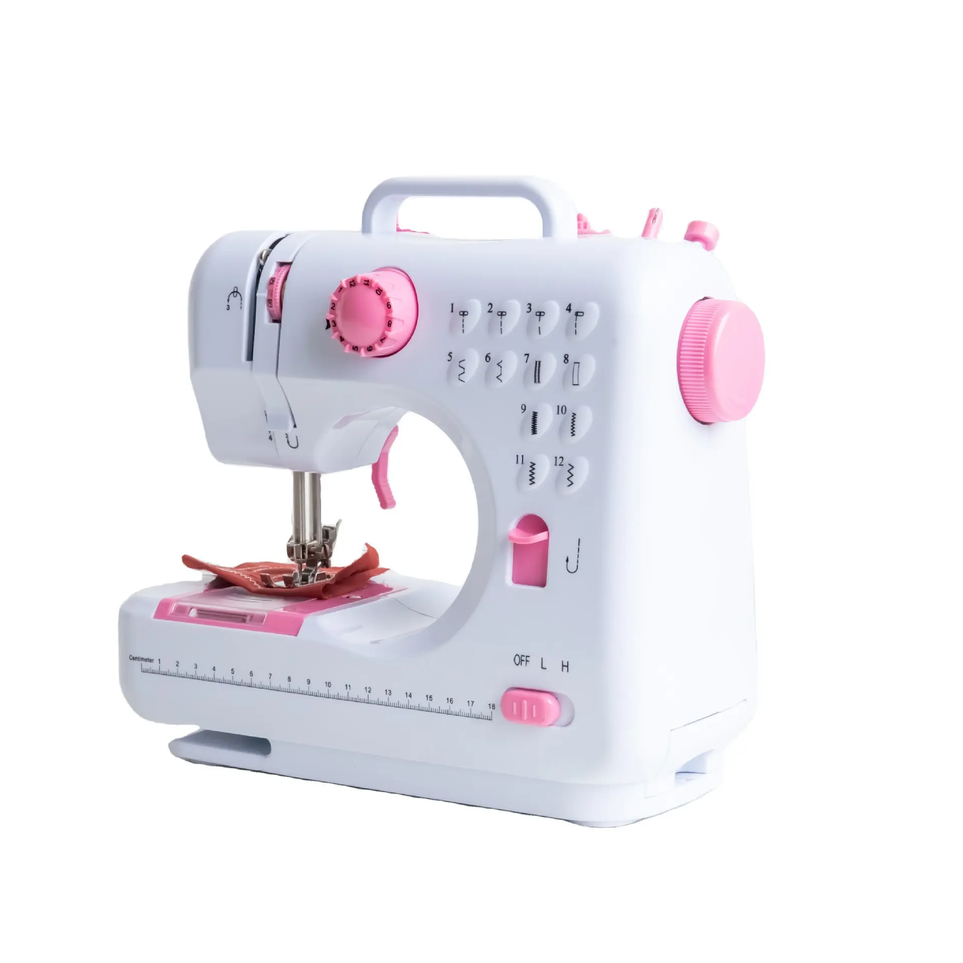 505A Upgraded Semi-Automatic Desktop Sewing Machine, Household Electric Flat Stitch Sewing Machine with Multi-Regional Plug Options, Sewing Machines
