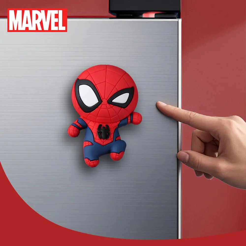 Marvel Officially Licensed Spider-Man 3D Foam Magnet for Refrigerators, Fun Chalkboard Decor for Office and Lockers, Unique Birthday Party Gift, Halloween, Multifunctional Magnet