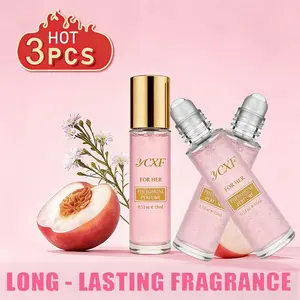 0.52oz 3PCS Women's Pheromone Perfume-Roll on Portable Mini Perfume for Women ,Daily Fragrance Eau De Toilette Captivating Scent