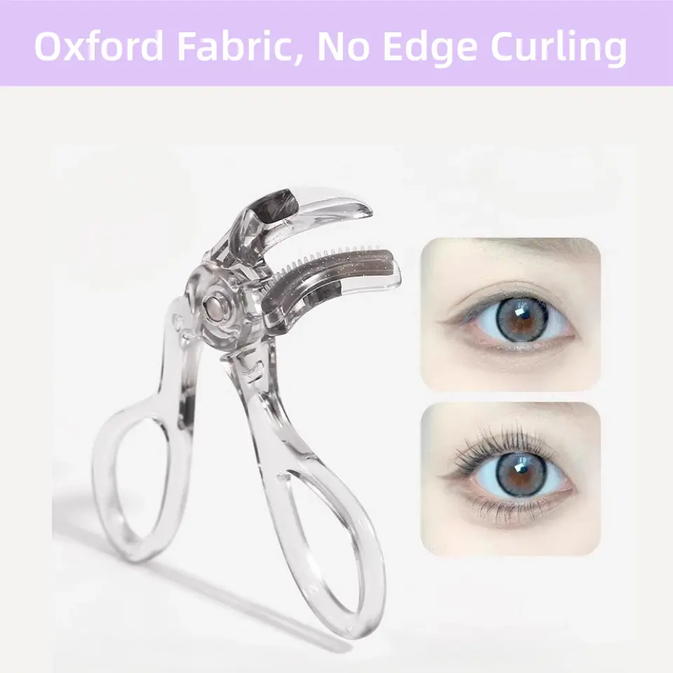 Wide-Angle Eyelash Curler with Built-In Comb - Perfectly Curls Every Lash WITHOUT the Pinch!Gentle No-Pull Design, Long-Lasting Fluffy Lash Lift, Fits All Eye Shapes, Compact Portable for Daily Makeup & Travel-MM1