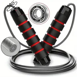 Bearing Weighted Jump Rope with 360° Bearings Fitness Essential for Men Women & Kids Ideal for Cardio Workouts