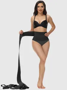 1 Count Women's Flexible Tummy Control Waist Trainer for Ladies, Comfortable Stretchy Waist Cincher, Adjustable Wrap Design Supportive Girdle, Soft Silhouette Smoothing Shapewear Belts, Ideal for Daily Use & Fitness & Sports, Underwear