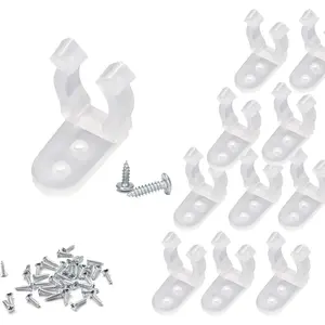 100 count Neon Led Rope Clips, 200 count Screws for led Rope Lights