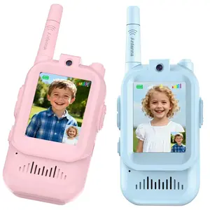 Video Intercom Toy, Rechargeable Voice Changer, Outdoor 300m Range, Wall Through 30m, Photo Album, Christmas Birthday Gift, Electronic Gadgets, Rechargeable Walkie Talkies