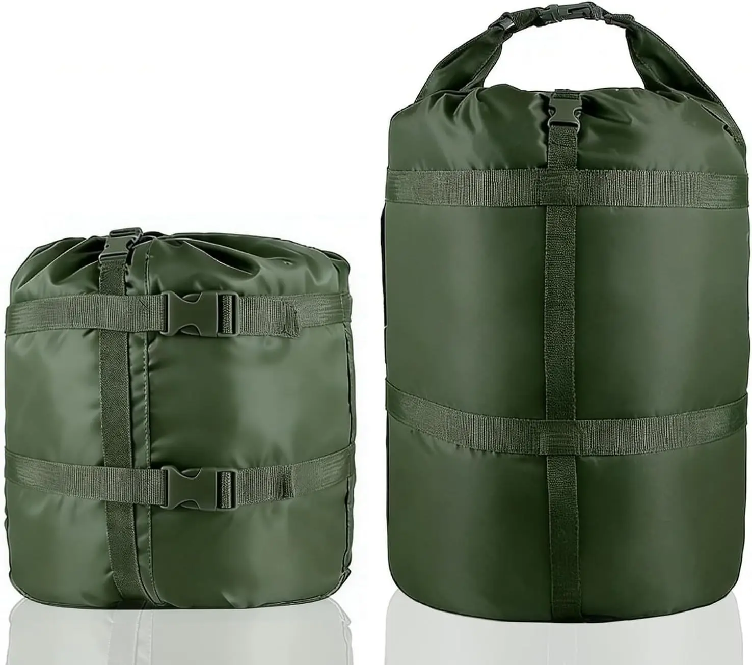 35L 400T 20D Nylon Compression Stuff Sack, Waterproof & Tear-Resistant Ultralight Portable Storage Bag for Sleeping Bag, Camping, Hiking, Backpacking, Outdoor Travel