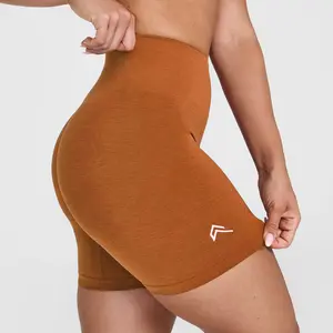 [With Logo] Oneractive  High Elastic Quick-Dry Yoga Biker Shorts, High Waist Peach Hip Lifting & Shaping Sports Shorts for Women, Outer Wear for Running Training Fitness