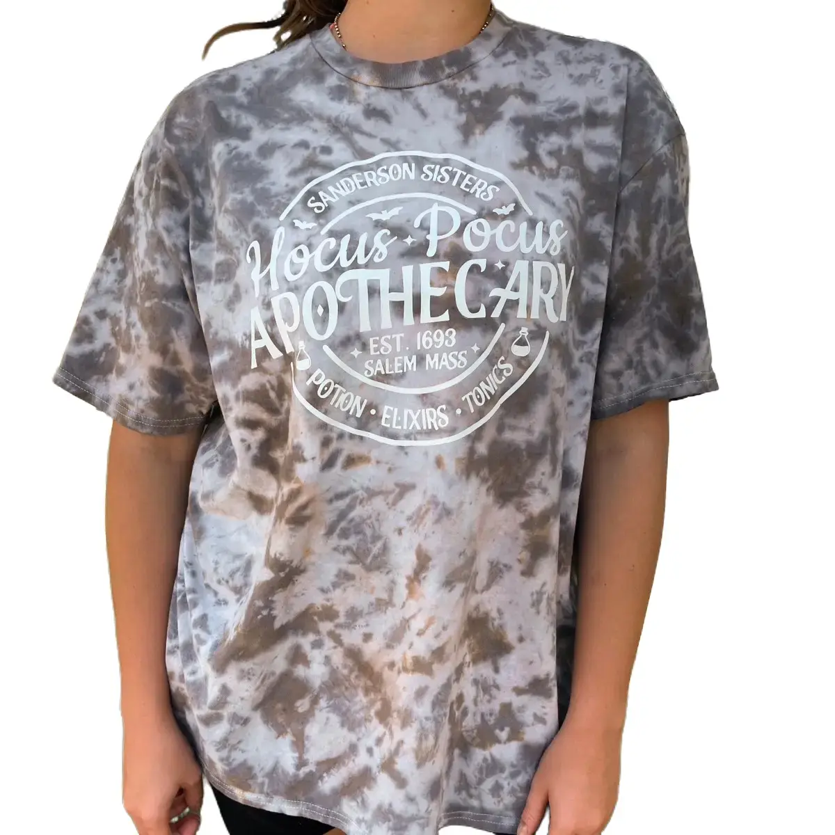 Hocus Pocus Apothecary Sanderson Sisters Tie Dye Shirt