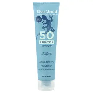 Blue Lizard Australian Sunscreen Sensitive Mineral Sunscreen, SPF 50, 5 fl oz (148 ml)