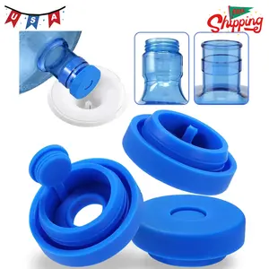 3 and 5 Gallon Water Jug Cap Reusable，Food Grade Silicone Replacement Gallon Caps