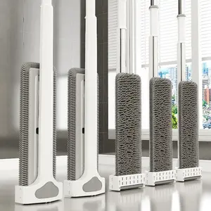 17.72in Chenille Flat Mop with Bucket – Hands-Free Self-Cleaning Floor Mop for Wooden, Tile & Laminate Floors, Thick Microfiber Pad for Deep Cleaning, Quick Dry, No Water Marks, Easy Household Cleaning Tool