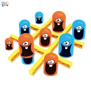 Big Eat Small Tic-Tac-Toe Game, Tic-tac-Toe, Stacking Cup Game Toy Kids Puzzle Board Game Toy Desktop Checkers Game Educational Game Toy Family Games