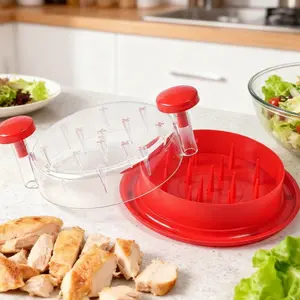 Durable Upgraded Non-Slip Integrated Chicken Grinder, Vegetable Chopper, Kitchen Tool, Easy to Use and Clean, Perfect for Shredding Meat and Vegetables