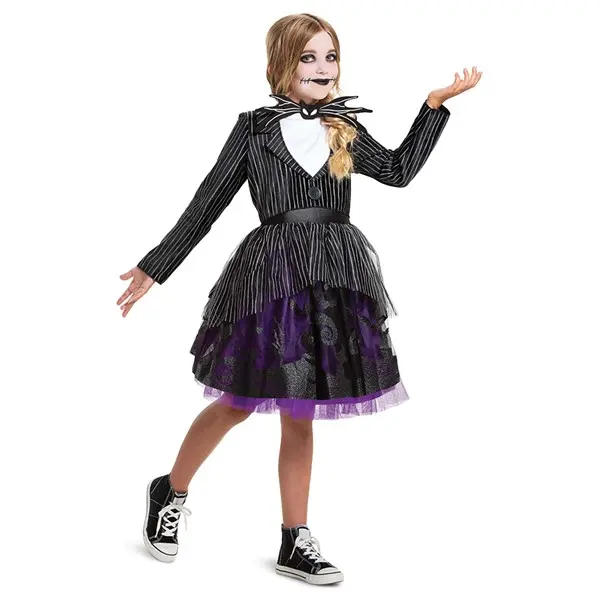 Nightmare Before Christmas Girls Jack Skellington Costume