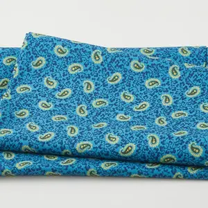 4234-76 Canterbury BLUE Paisely Tonal Fabric by Blank Quilting Sold by the Half Yard