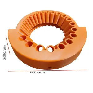 1PC Drill Bit Sharpener, Electric Drill Bit Grinding Attachment, Old Style Drill Bit Grinder, Large Blade Angle Grinder for Grinding Drill Bits, Suitable for 2 to 13 mm Drill Bits, 125 mm Grinder, Made of Plastic, No Electricity Required