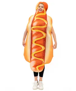 Seasons Halloween Hot Dog Costumes for Adult, One Size Fits Most