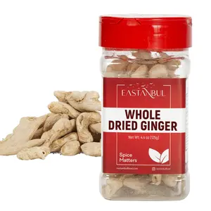 Eastanbul Dried Ginger Root, Dry Ginger Whole, Perfect for Tea,Vegan, 4.4oz