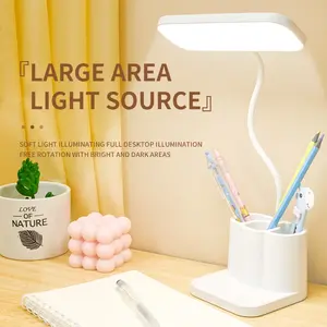 Charging Table Lamp for Work and Study,Ideal for University Dorms, Bedside Reading Light