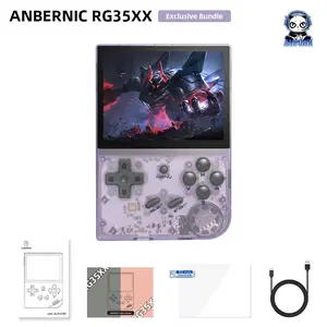 ANBERNIC RG35XX Handheld Game Console H700 Processor 3.5'' IPS Screen Linux System Retro Portable Video Console 2024 New Model Wireless Digital cool gadgets for boys