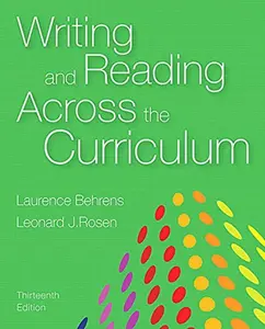 USED Book - Writing and Reading Across the Curriculum (13th Edition) by Laurence Behrens (Paperback) - english