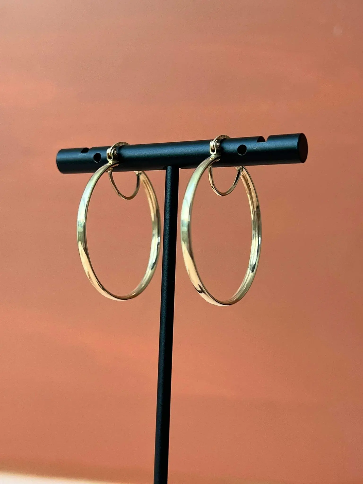 The Thin Hoop Earrings