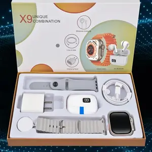 Chargeable Wearable Set: Smartwatch, Bluetooth Headphones, 20W Wall Charger, Type-C Charging Line, Adapter & Audio Support – Mini Lightweight Combo