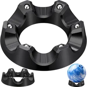 Bowling Rotating Ball Cup, Bowling Cup Display Stand with Bearing Spinner Holder, Spare Balls Holder Spinner for Bowlings Sports Ball Display Stand Suitable for All Balls Types, Bowling Accessories, Bowling Equipment