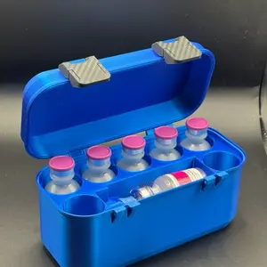 Hospira BAC Water 8 Vial Case — Storage Box for 8 Bacteriostatic Water Vials | Fits Spiked Bottle