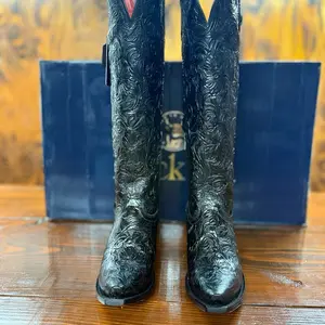 Nancy Tall Wide calf Red Bottom snip toe cowgirl Boots