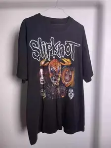 Vintage 00’s Slipknot Masks Band Tshirt, Gift For Fan Unisex Tshirt S-5XL