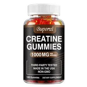 Creatine Gummies - Essential Nutrition for Strength, Muscle, Energy, Endurance - Non-GMO, Gluten-Free - Made in the USA