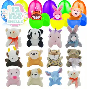 12Pcs/24Pcs/36PCs Prefilled Easter Eggs Toys Set with Mini Stuffed Animals. Perfect Classroom Prizes & Egg Hunt Winner Rewards for Spring 2026. Bulk Toddler Toys Festival Party Favors Boys Girls Squeeze Plush Spring Gift Toys for Toddlers.