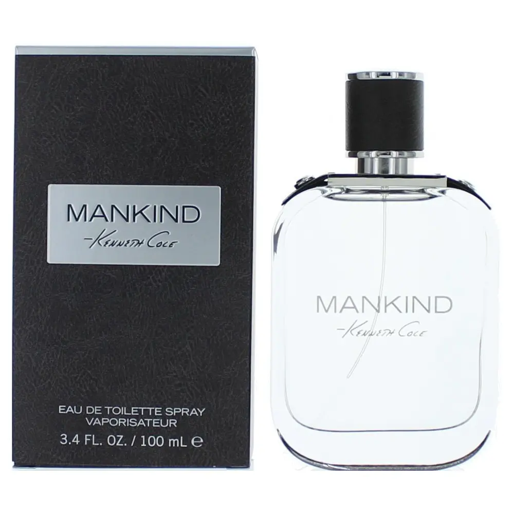 Mankind by Kenneth Cole Modern, Refined Fresh & Invigorating Eau de Toilette Spray for Men - 3.4 oz (100 ml)