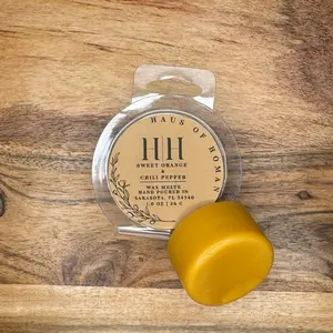 H|H Sweet Orange & Chili Pepper Scented Wax Cubes 1oz 26g Hand Poured in Sarasota FL for Home Fragrance